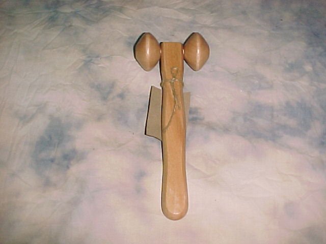 Back Massager big w/ Handle Natural