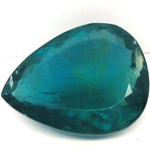 379.00CT MUSEUM!SIZE!PEAR GREEN BLUE AFGANISTAN FLUORITE