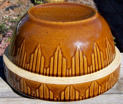 Antique Yellow Ware 10" Mixing Bowl