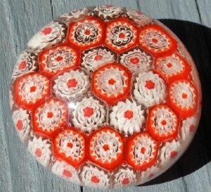 Vintage Glass Paper Weight