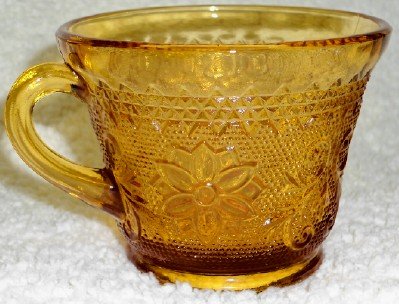 Tiara Sandwich Amber Cup Set of Two (2)