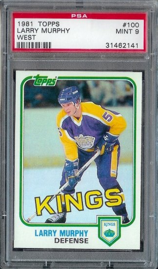 1981 Topps West Hockey Larry Murphy #100 PSA 9 RC rookie