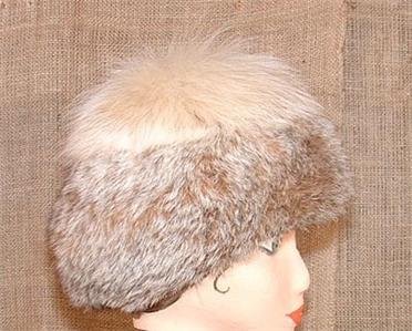 Canadian Lynx Vintage Fur Hat Not Endangered Beautiful