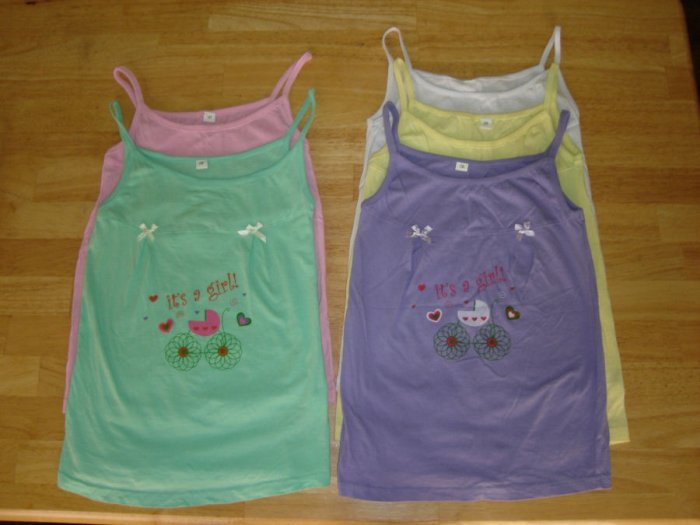GNC-1001 Brand New Girl Tank Tops (5 pcs)
