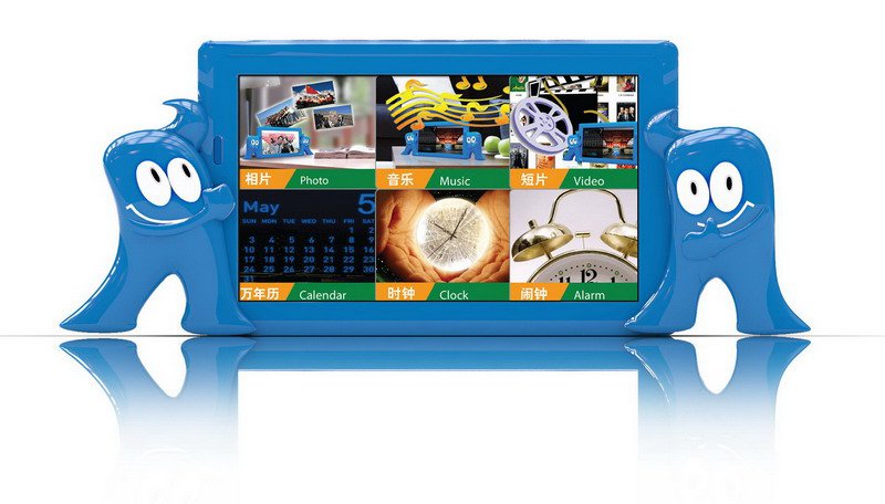 Free Shipping New World EXPO 2010 Mascot Design Collectible 7' LCD Digital Photo Frame Wholesale