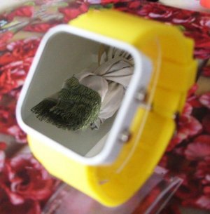 Free Shipping 3 pcs/lot New Mirrored Surface LED Watches