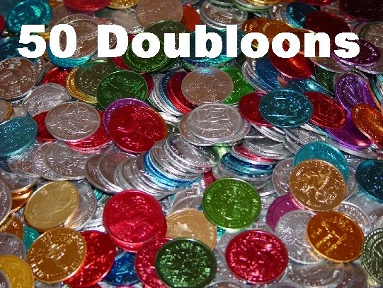 Lot of 50 Mardi Gras Doubloons