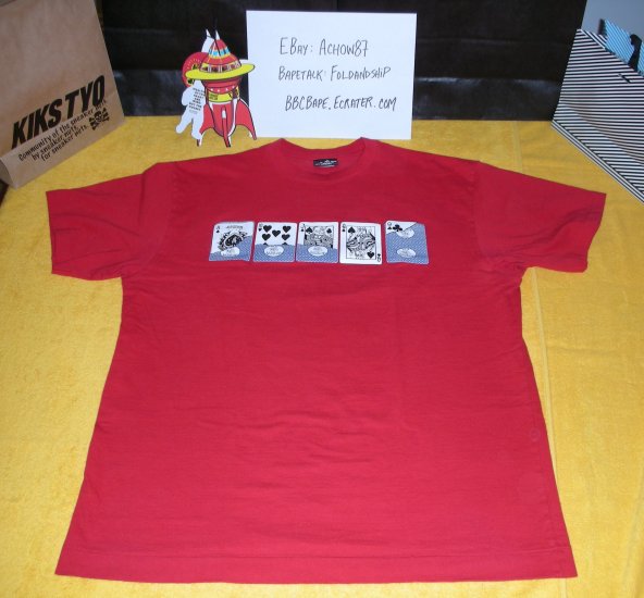 BBC Playing Cards Shirt - Red XL