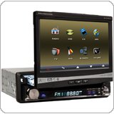 One Din Car DVD Player With 7" Touch Screen & Bluetooth Function