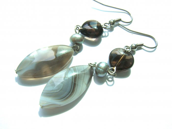 Botswana Agate Earrings