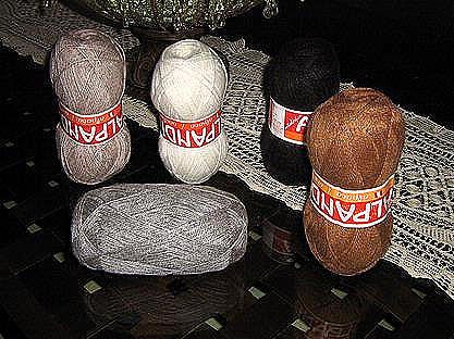 1.1 pounds mixed colors Alpaca wool,knitting wool