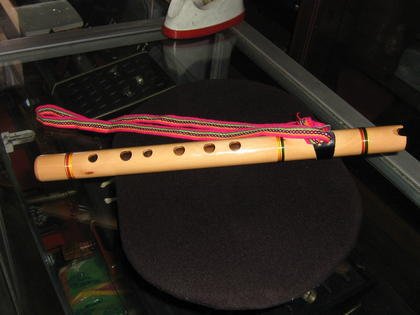Original peruvian instrument, flute,typical Quena