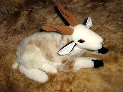 Soft Toy, Reindeer handmade with Alpaca fur and wool