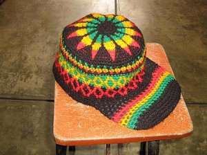 Cap Beanie Hat Caribic Caribbean Rasta look