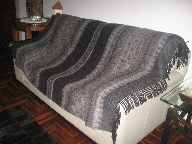 blanket,coverlet made of alpacawool, bedspread