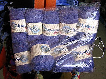 1.1 pound pure blue Babyalpaca wool,knitting wool