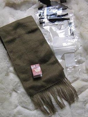 Olive alpacawool lighter scarf,neck scarf, unisex