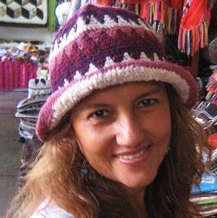 Wool hat from Peru made of alpacawool
