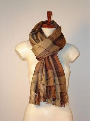 Brown scarf,Babyalpaca wool,unisex shawl Accessory