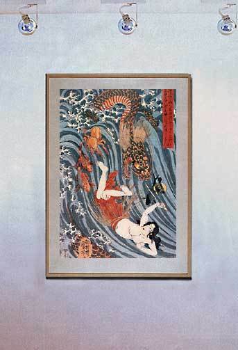 Fukushima Masanori 15x22  Samurai Hero Japanese Print Asian Art Japan Warrior 