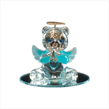 Birthstone Teddy Angel March