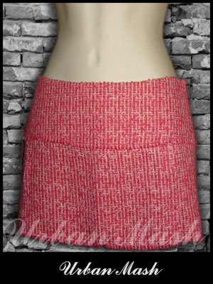 Abercrombie & Fitch Silk Lined Boucle Mini Skirt - size 2 - S2PK0006
