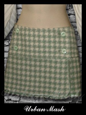 Abercrombie & Fitch Silk Lined Wrap Around Mini Skirt - size 6 - S6SG0002