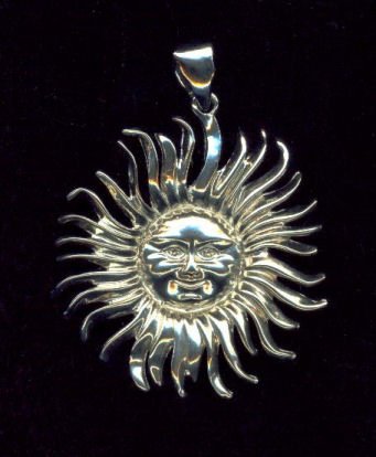 Silver Sun Pendant