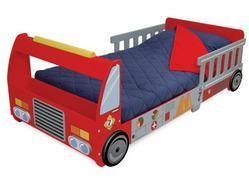 KidKraft FireTruck Toddler Cot