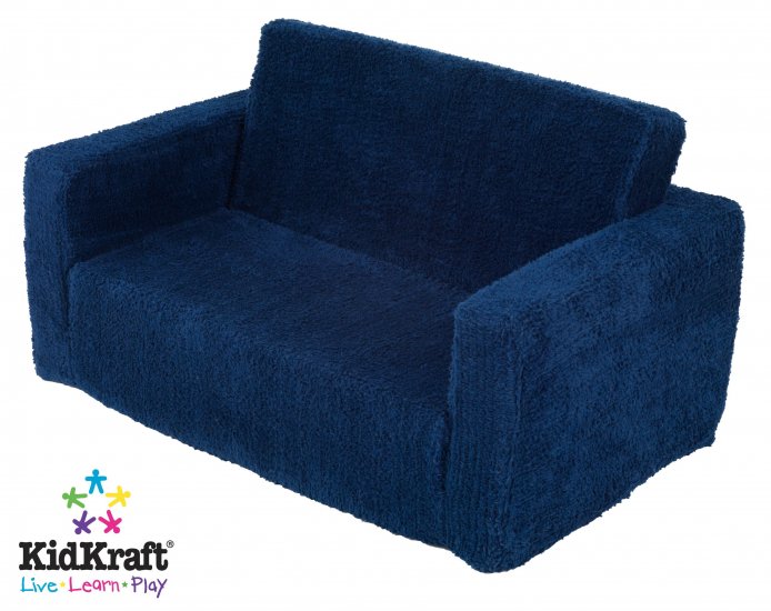 KidKraft Lil Lounger Blueberry Chenille