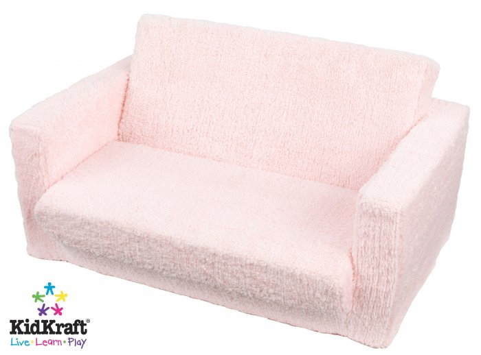 KidKraft Lil Lounger Pink Chenille