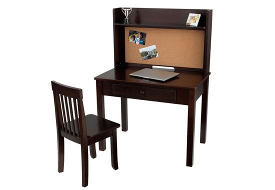 KidKraft Pinboard Desk with Hutch & Chair