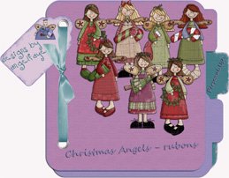 Christmas Angels - rub ons