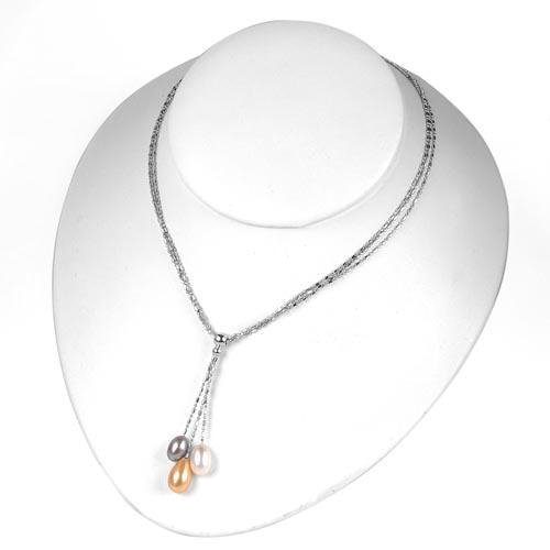Tear Drop Pearl Necklace
