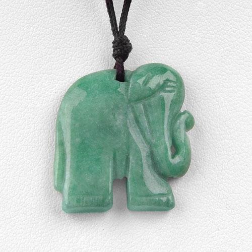 Elephant shaped Genuine Jade necklace