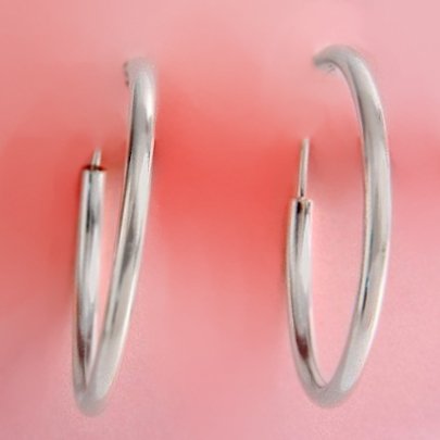 Sterling Silver Hoops (Style-1)