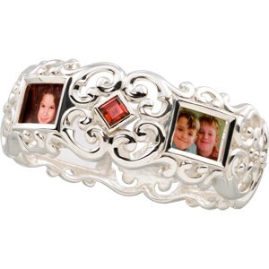 Lady's "Braglet" Bracelet in Sterling Silver (Style-1)