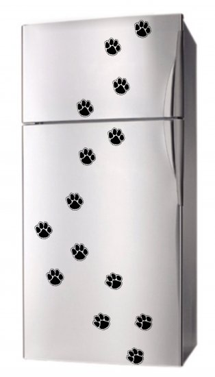 Set 16 PAW PRINT DoG CAt Appliance Fridge Decor MAGNETS