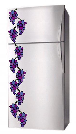 10 Decorative GRAPE Appliance Fridge DiShWaSheR MAGNETS