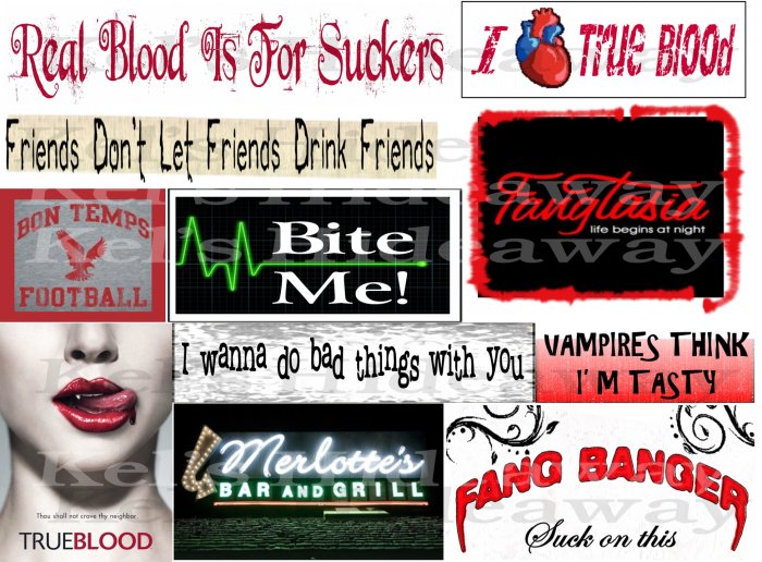 Set of 11 TRUE BLOOD StiCKerS