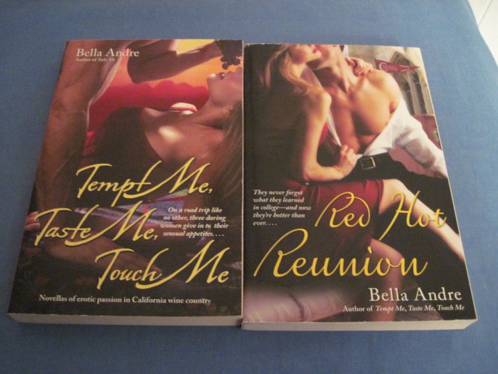 Tempt Me, Taste Me, Touch Me, & Red Hot Reunion by Bella Andre