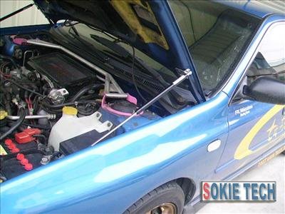 Subaru Impreza WRX STi GC7 GC8 Gas Hood Damper Lift Kit k1