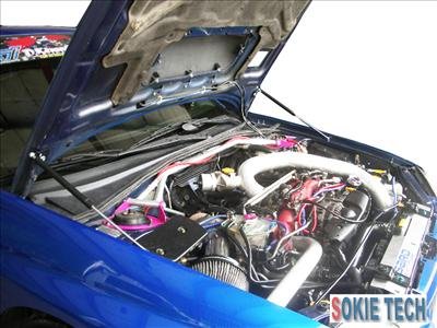Subaru Impreza STi GDA GDB Carbon Fiber Gas Hood Damper j9