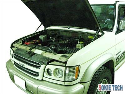 Isuzu Trooper & Acura SLX Carbon Fiber Gas Hood Damper k6