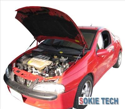 Opel Tigra Coupe Carbon Fiber Hood Lifter Shock Damper k7