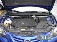 89~92 Mazda RX7 FC Silver Carbon Fiber Gas Hood Damper g4
