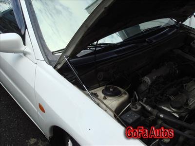 Lancer EVO 1 2 3 Silver Carbon Hood Carbon Fiber Damper h8