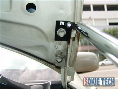 02~07 Toyota Altis Silver Carbon Fiber Gas Hood Damper e9