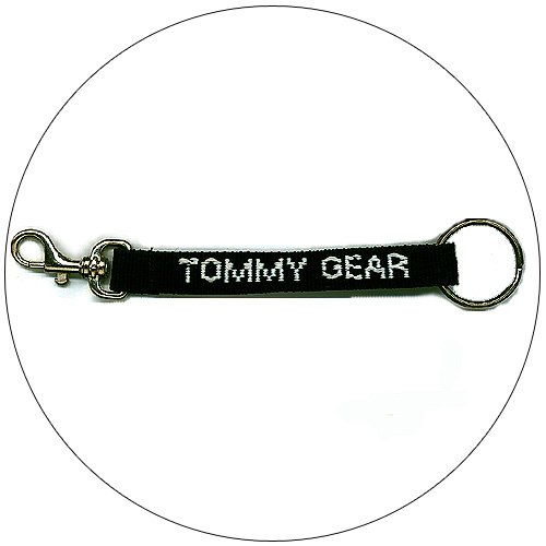 Tommy Gear â„¢ Key Chain - Black - 1/2"" x 7"