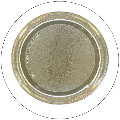 GE Microwave Glass Cooking Tray - 11 1/4 " Dia. - Part No. 3390W1G003 - (Refurbished - Like New)
